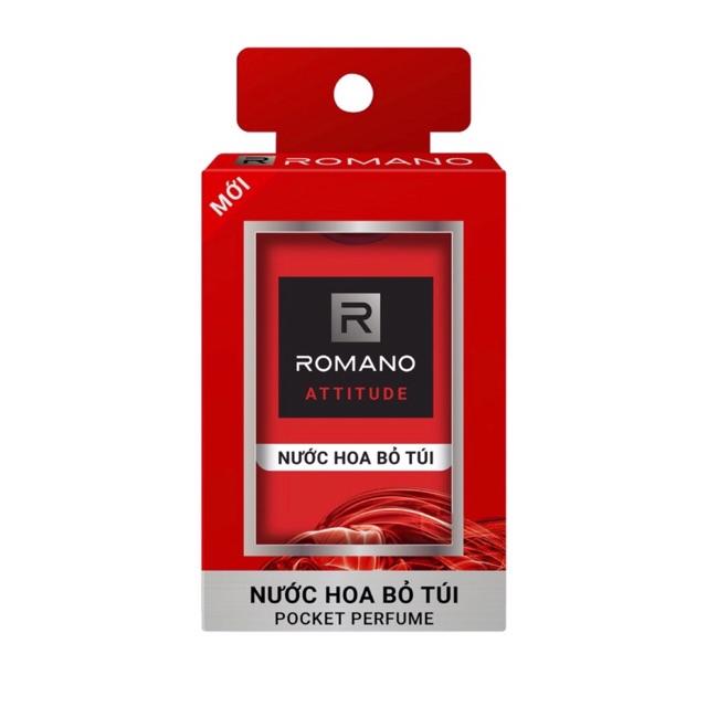 Combo 3 Chai nước hoa bỏ túi Romano Attitude