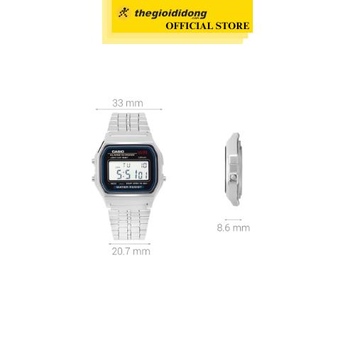 Đồng hồ CASIO 33 mm Unisex A159WA-N1DF - Hàng Chính Hãng