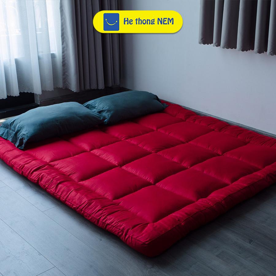 Tấm TOPPER NỆM Dày 9cm SERENA Cao Cấp - Tấm Làm Mềm Nệm Đệm Niệm Topper Toper Đệm Dày Trải Giường Sàn Xuất Nhật