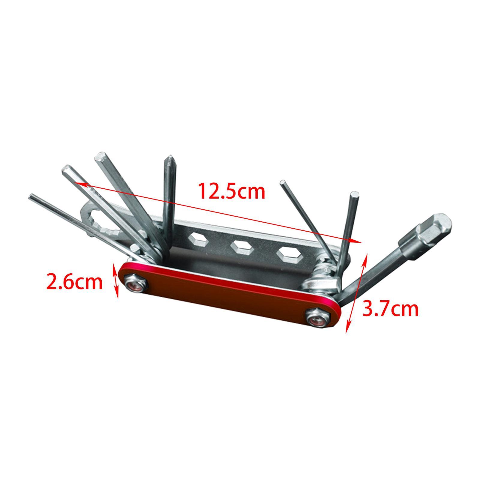 Bike Repair Set Bicycle Multi Function 12 in 1 Tool Kit Allen Wrench Portable Multi Tool Maintenance for Road Mountain Road Bike