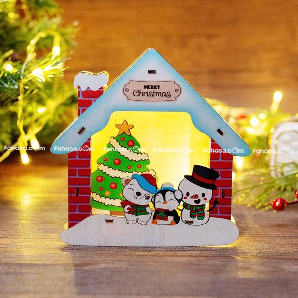 Đèn Gỗ Trang Trí Giáng Sinh - Bách Mộc - Ngôi Nhà Gấu