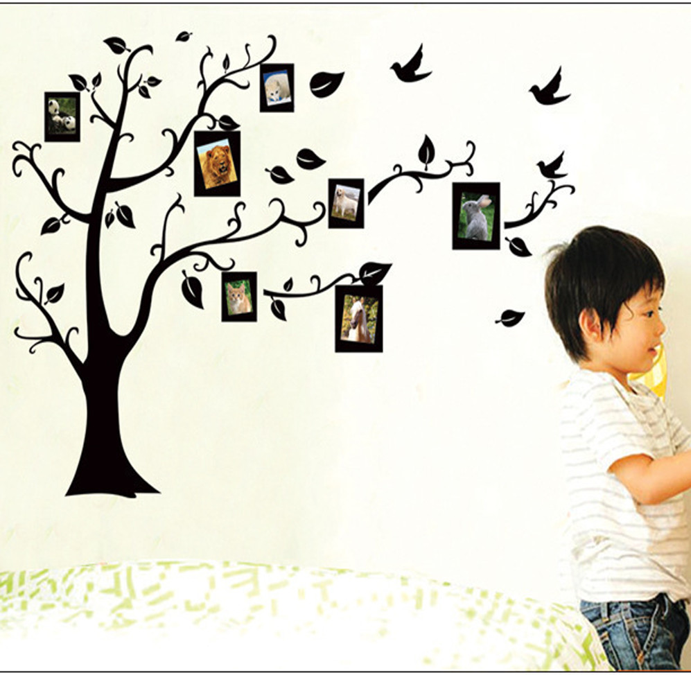 Bộ Decal Tranh Trang Trí Dán Tường Phòng Khách & Phòng Ngủ T02 AZONE