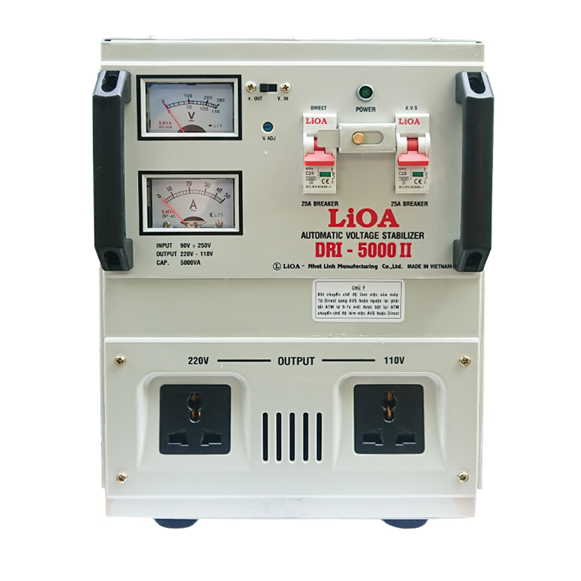 Ổn áp 1 pha LiOA DRI-5000 II