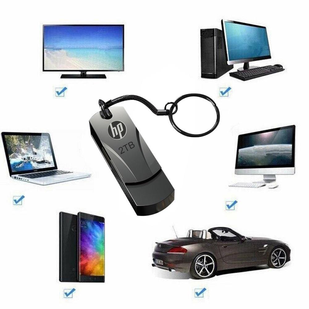 Ready HP USB 3.0 2TB Pendrive Waterproof Metal USB High Speed Flash Drive Memory Stick PC Laptop Transmission Design smar