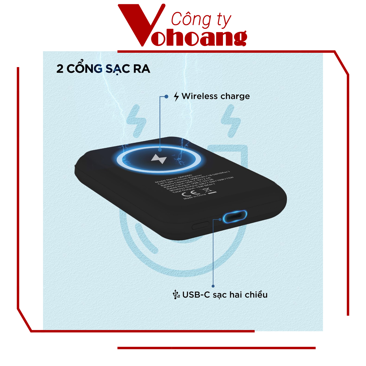 [Mỹ] Sạc dự phòng Energizer QM5000 mini Sạc nam châm từ tính Dung lượng 5000mAh - Hàng chính hãng