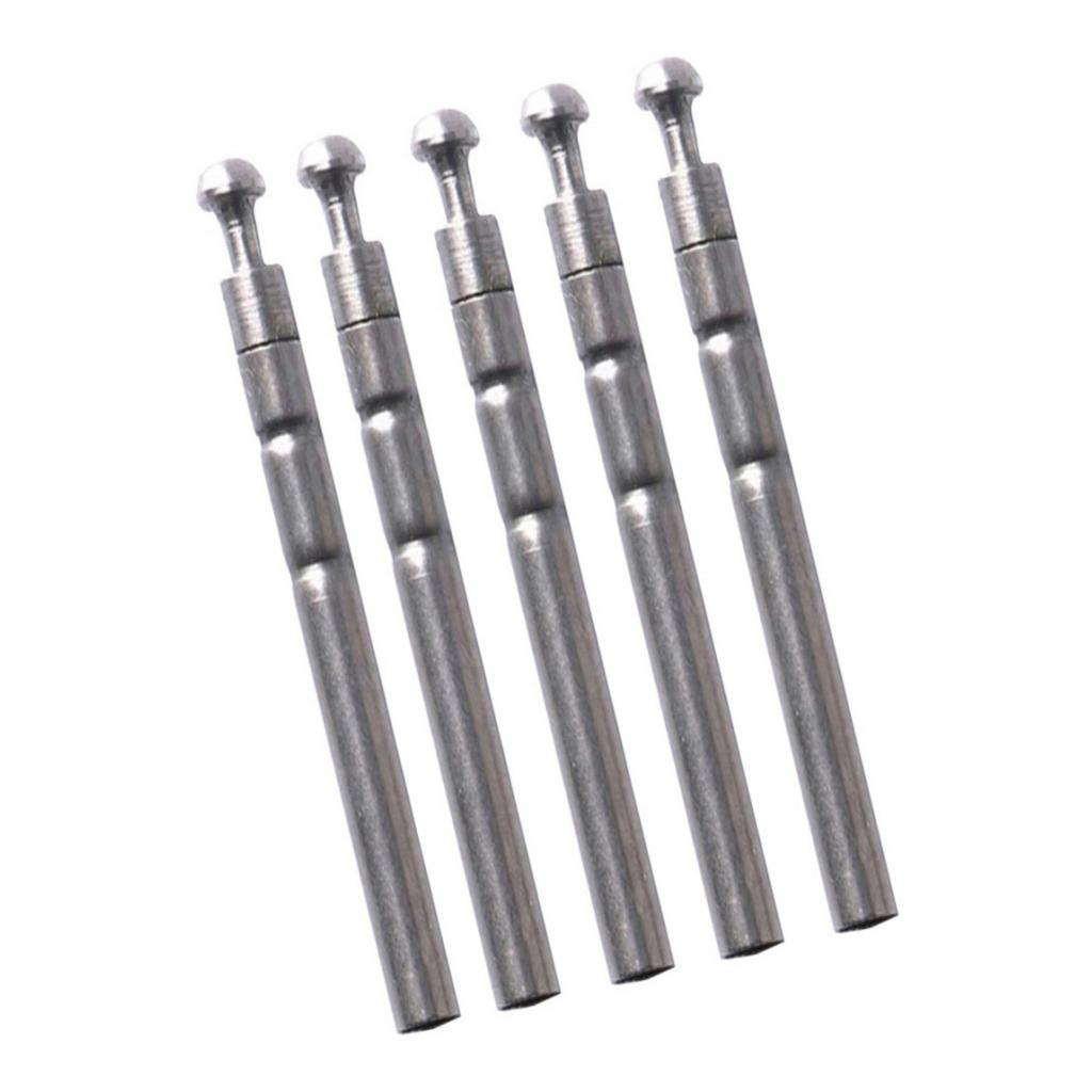 2x5 Pieces Stainless Steel Swivel Rod Tip Swivel Inner Diameter 0.7mm
