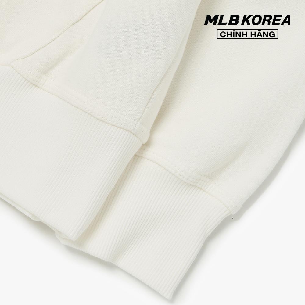 MLB - Áo hoodie tay dài phối mũ Basic Big Logo Brushed Mega Overfit 3AHDB0326-50IVS