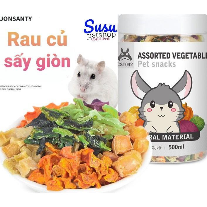 Rau củ sấy cho Hams, Thỏ và Bọ 500ml