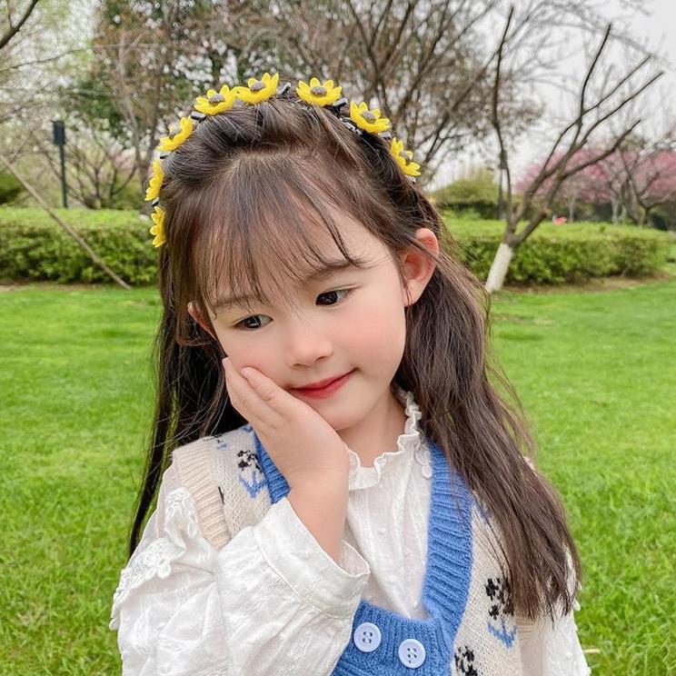 Dây Buộc Tóc Phong Cách Hàn Quốc Xinh Xắn Cho Nữ, băng đô cài tóc tạo kiểu cho bé