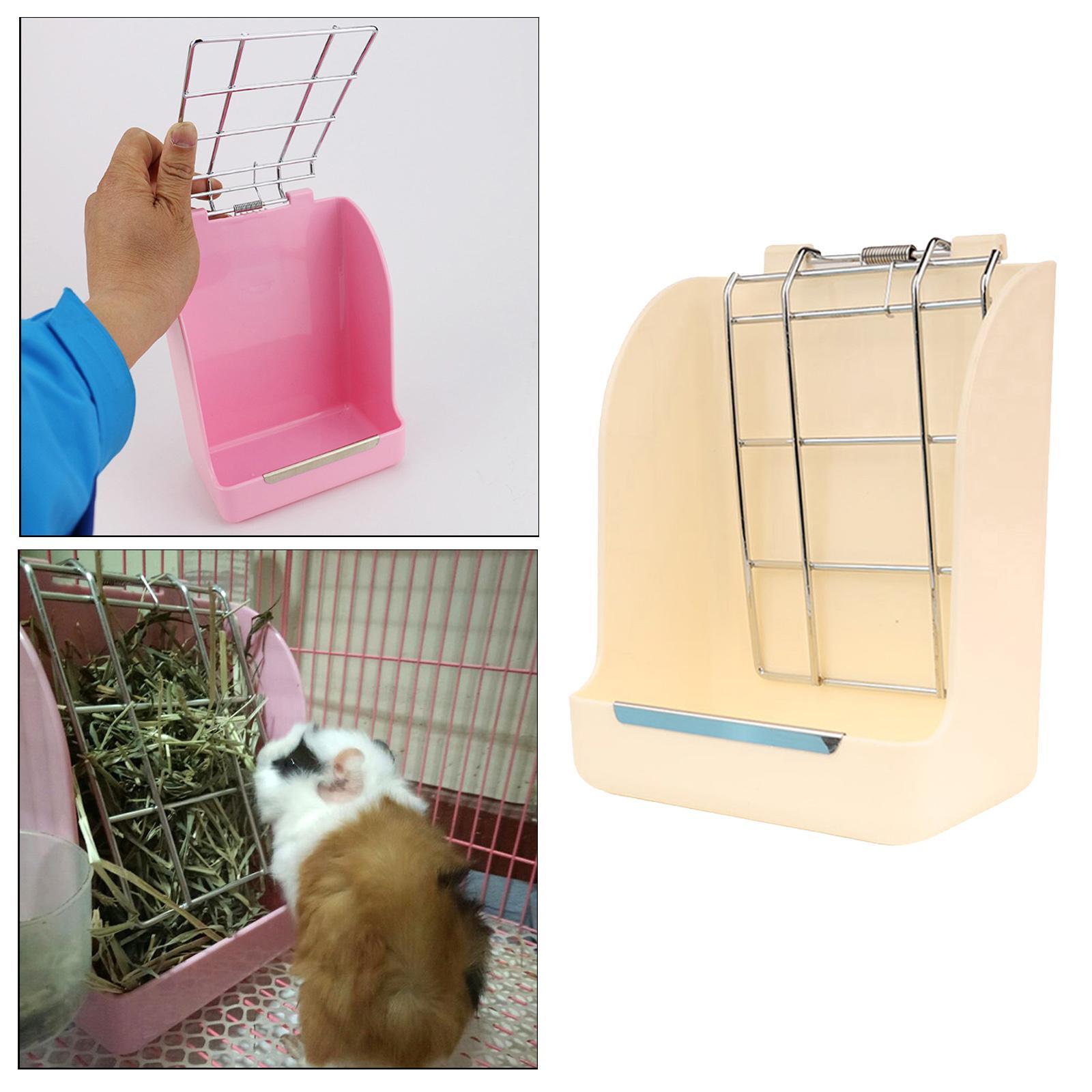 3Pcs Hanging Rack Bowl Food Dispenser Rabbit Feeder for Herbivore Guinea Pig
