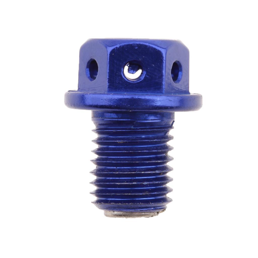 Blue Engine Oil Drain Plug Nut Screw Repair for Dirt Bike ATV