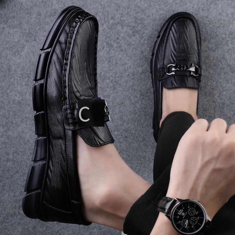 Giày da phong cách mới nhất giày thường giày đỏ lưới mới xu hướng giày đôi phong cách mới nhất