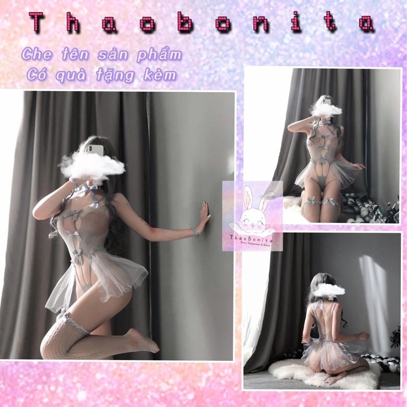 Set cosplay nơ tim XINH XỈU Kèm Vớ Nơ- Kèm ảnh thật GIAO HOẢ TỐC HCM