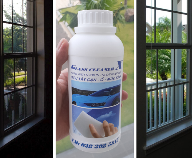 Dung dịch tẩy ố mốc kính chai 100ml