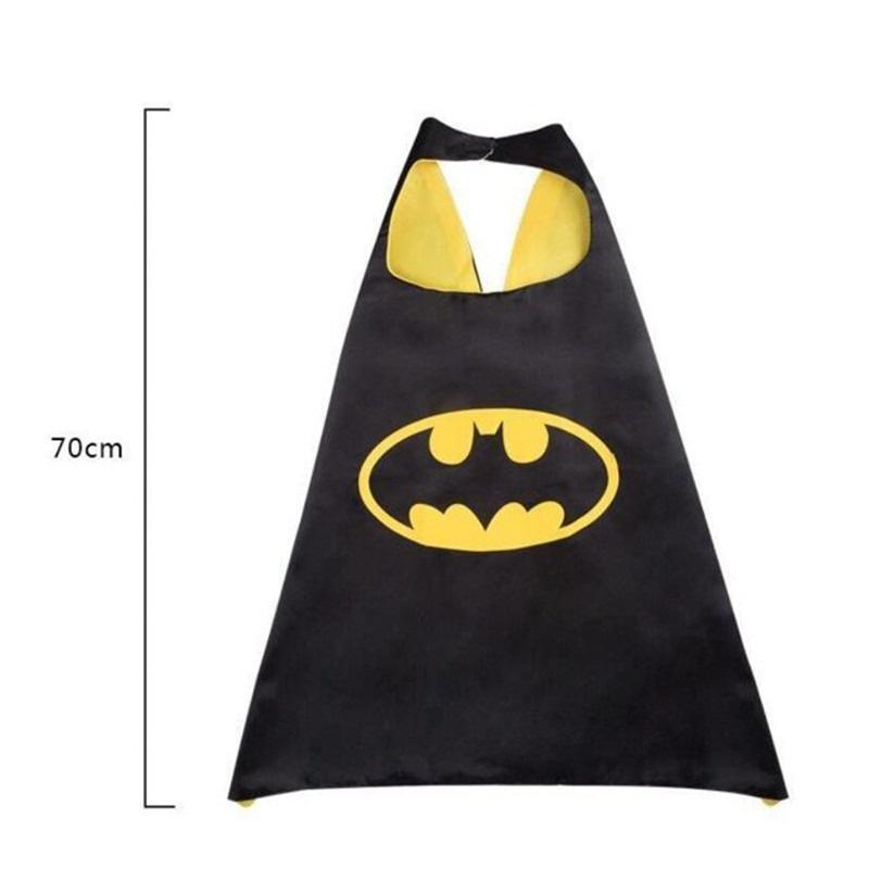 Áo choàng siêu nhân kèm mặt nạ cho bé trai và bé gái: người dơi batman