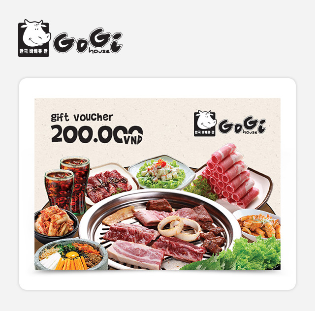 Giftpop - Phiếu Quà Tặng GoGi House 200K