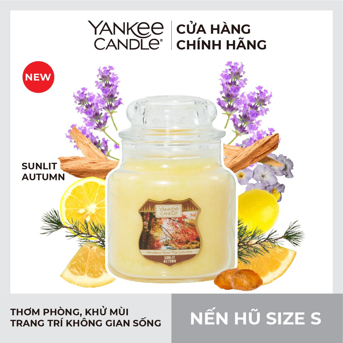 Nến hũ Yankee Candle size L - Autumn Nature Walk (623g)