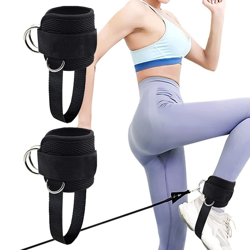 Bộ 2 dây đai đeo cổ chân tập gym AOLIKES A-7145 Strength training ankle sleeve