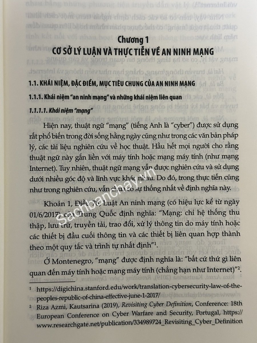 An Ninh Mạng Ở Việt Nam Hiện Nay - Những Vấn Đề Lý Luận Và Thực Tiễn (Sách Chuyên Khảo)