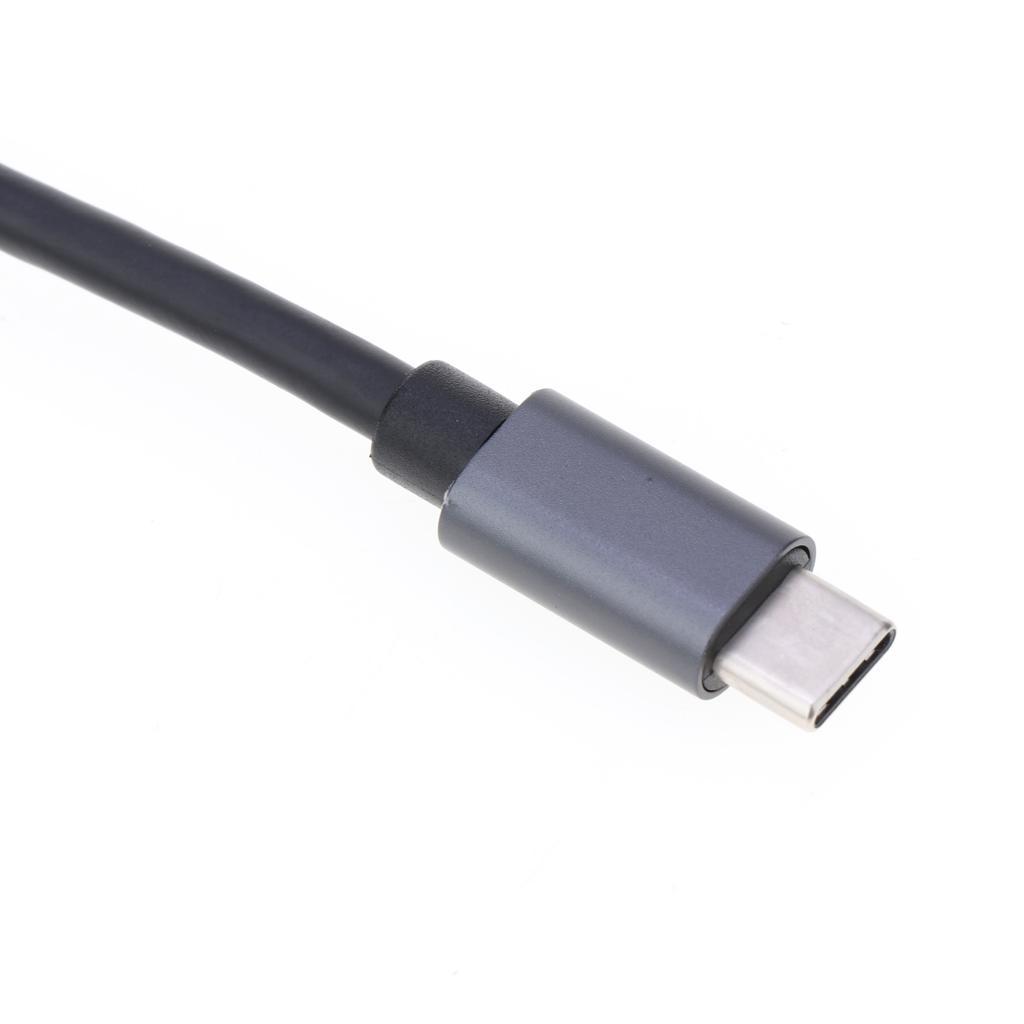 Type-c Combo Hubs, USB-C to HDMI VGA USB3.0 Memory Card Slot Adapter Cable for Macbook