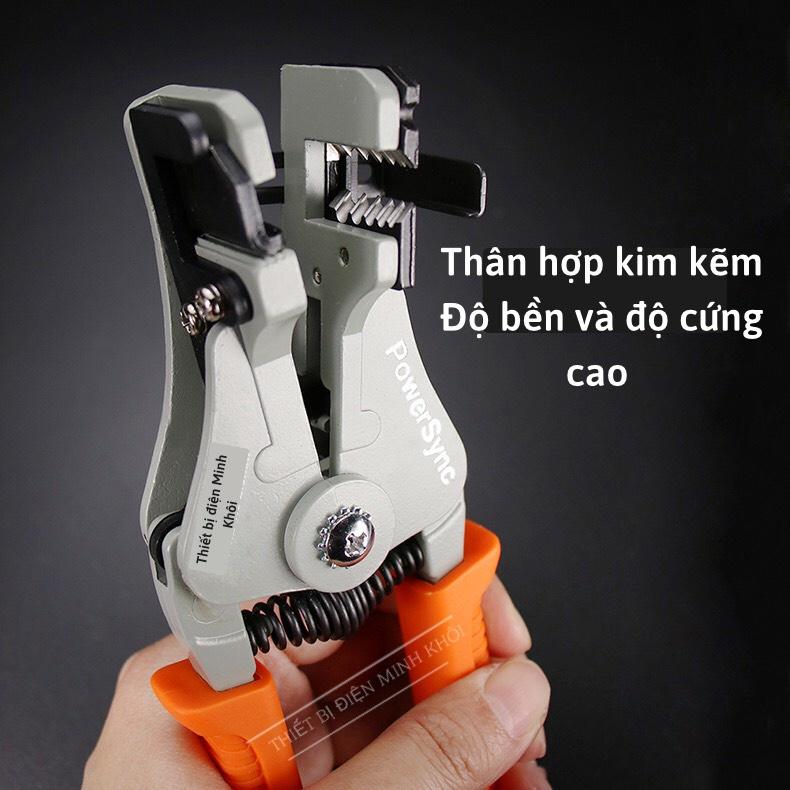 Kìm Tuốt Dây Điện, Dây Cáp Tự Động Đa Năng Cao Cấp Rdeer, kìm cắt dây