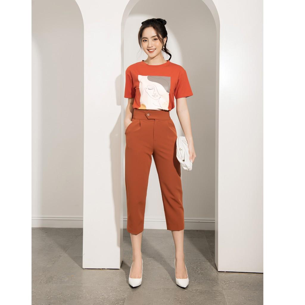 Quần Baggy 2 ly xếp cạp cao bản to cao cấp