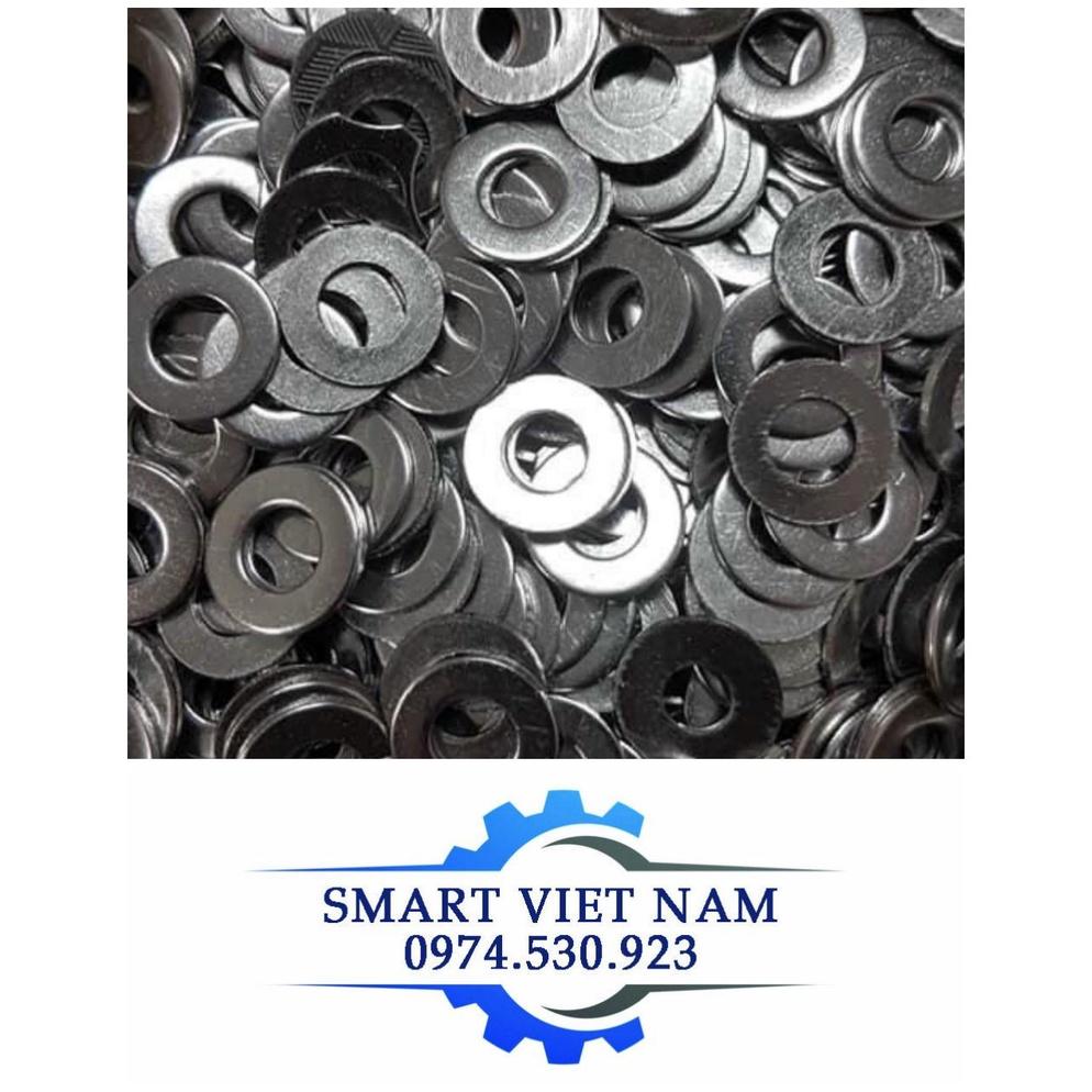 Long đền inox,vòng đệm inox vênh M3-M5,Combo 500 Chiếc