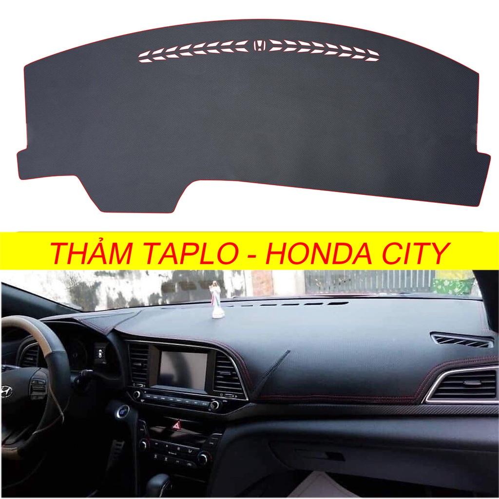 [ Honda City đời 2017 đến 2022 ] Thảm taplo da cacbon,vân gỗ, da lộn, da pu mới nhất chuẩn form