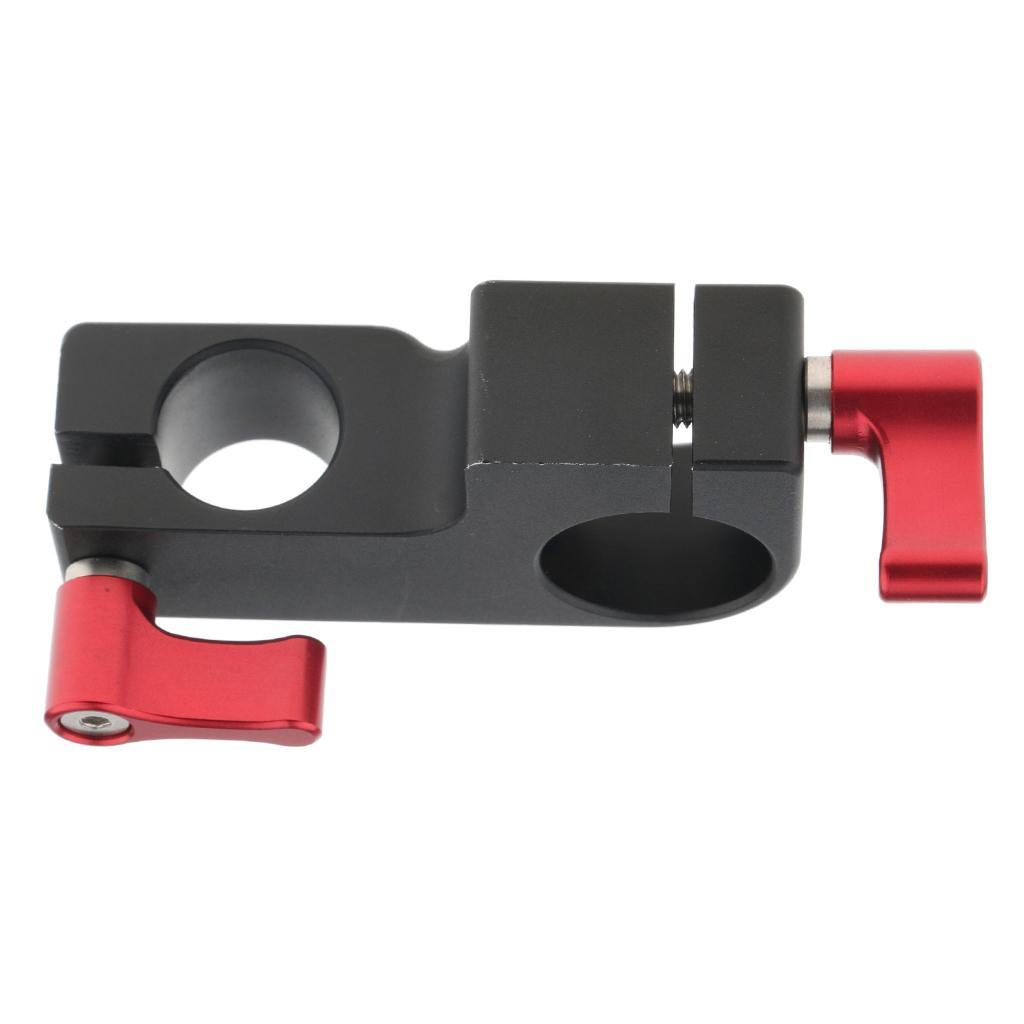 15mm Camera Cage Stabilizer Rig Clip Shoulder Mount Adapter