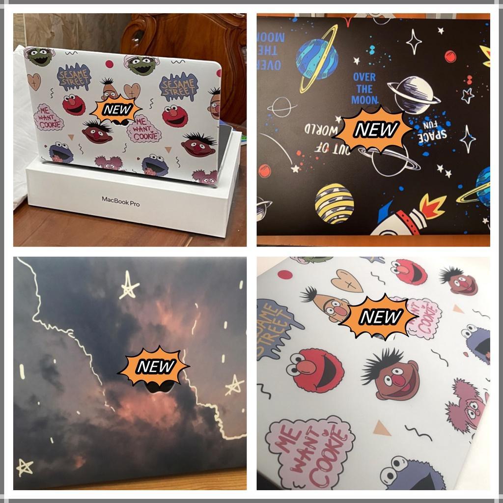 Ốp laptop họa tiết phố mè và không gian cho 2020 Air13 Touch Bar ID Pro 13 Inch 2019 A2159 A1989 A1706