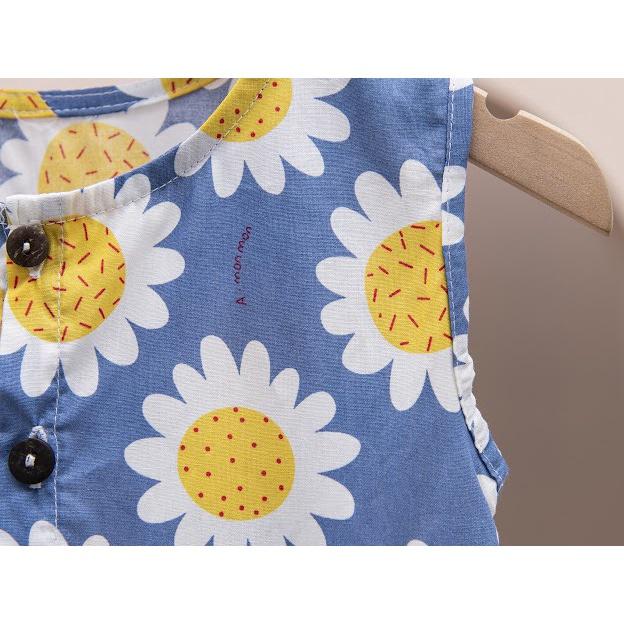 Váy cho bé họa tiết hoa hướng dương O.P Kids