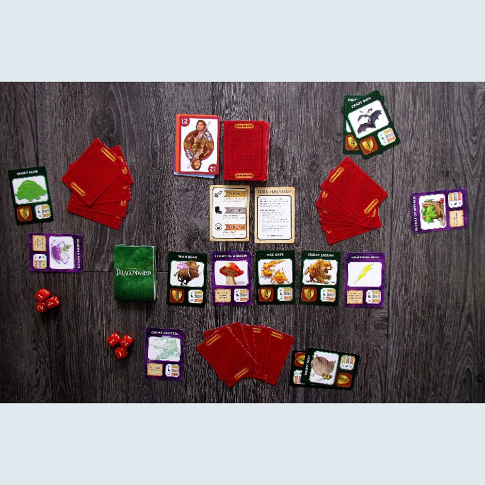Bộ Board Game Dragon Wood Bộ trò chơi dùng xúc xắc và thẻ bài