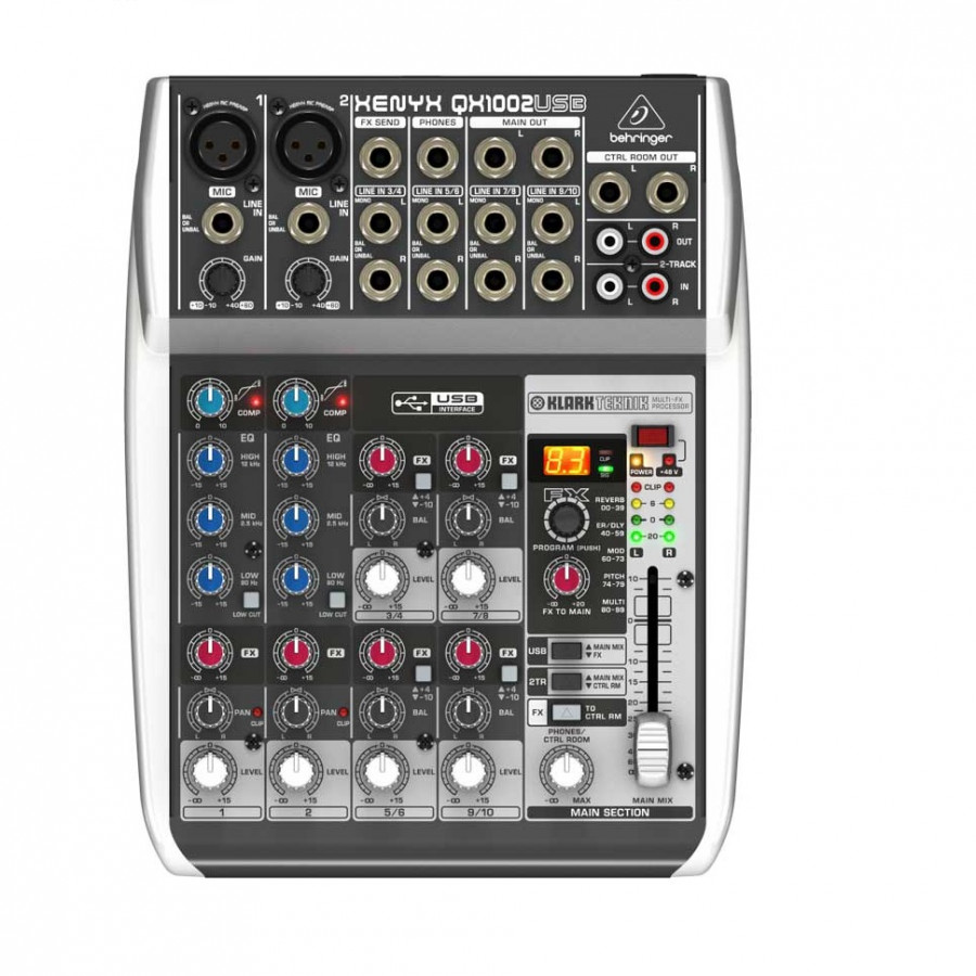 Mixer BEHRINGER XENYX QX1002USB - Hàng Chính Hãng