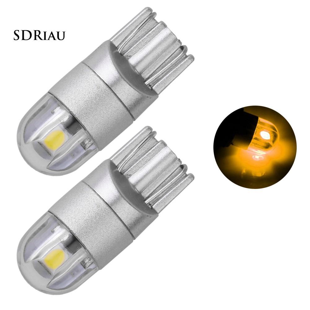 Bộ 2 đèn LED T10 3030 12V 0.84W siêu sáng thay thế đa năng dành cho xe hơi