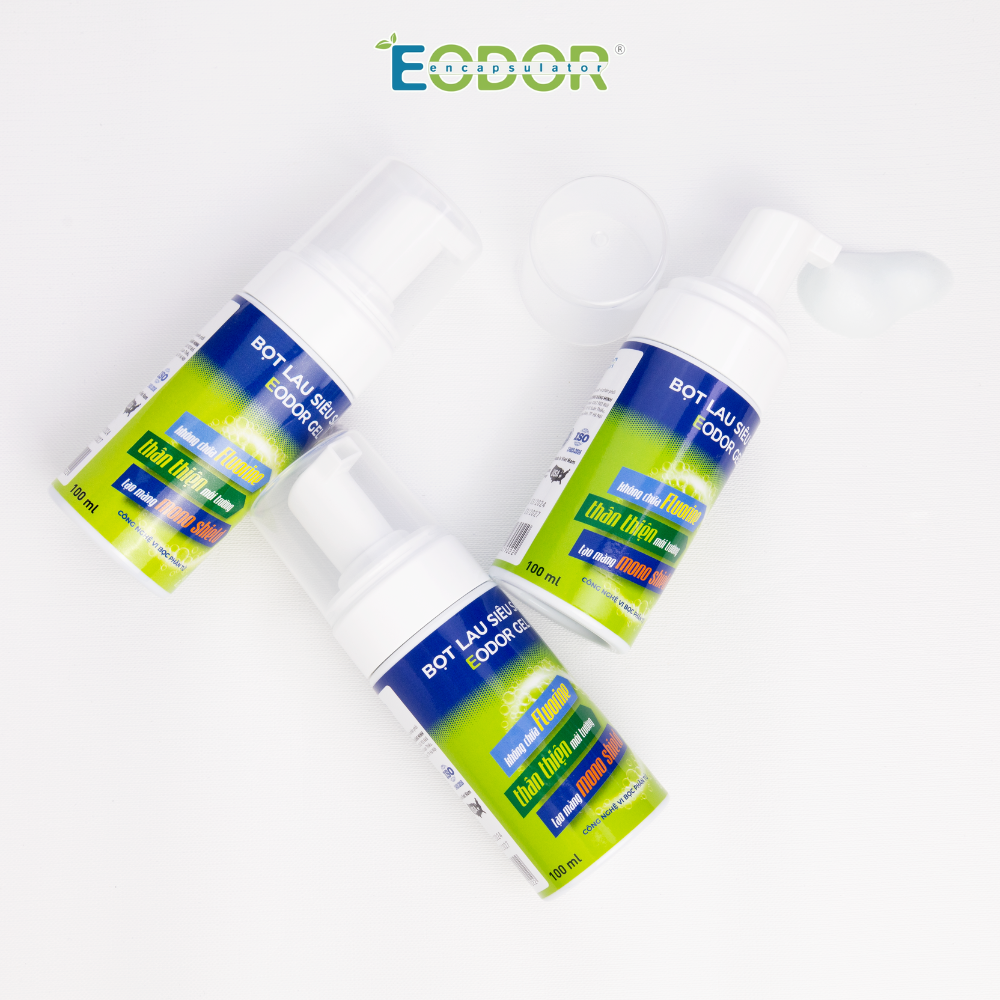 Bọt Lau Siêu Sạch Bề Mặt EODOR GEL 100/200ml. Công Nghệ Vi Bọc Phân Tử