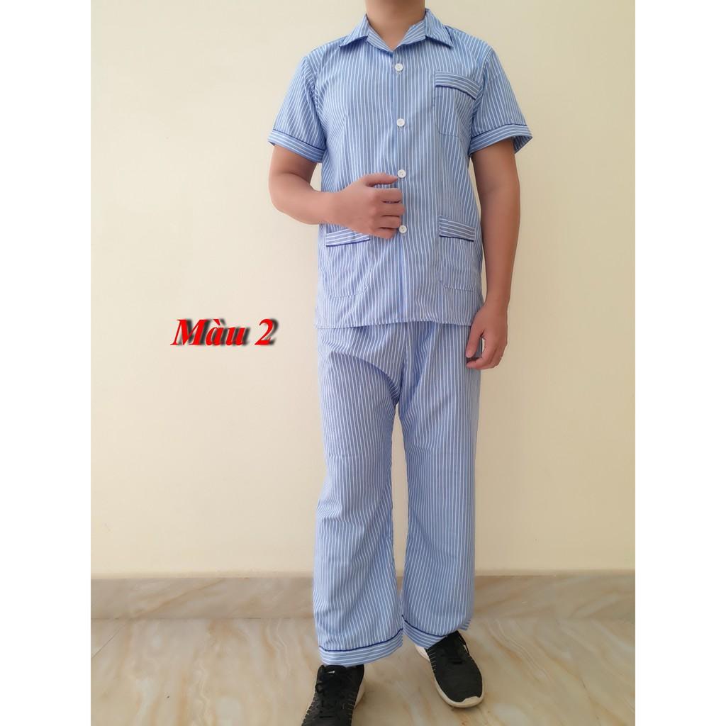 Bộ Pijama Bộ kẻ ông già cộc