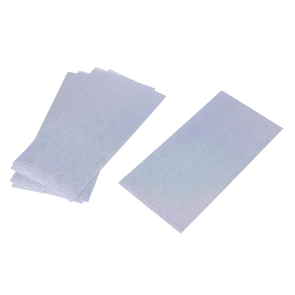 5 Pieces Fishing Lure Tape Sticker Holographic Adhesive Film Flash Tape DIY