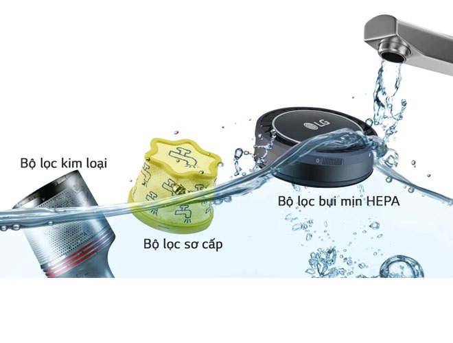 Máy Hút Bụi Lau Nhà Không Dây LG A9N-Max - Hàng Chính Hãng