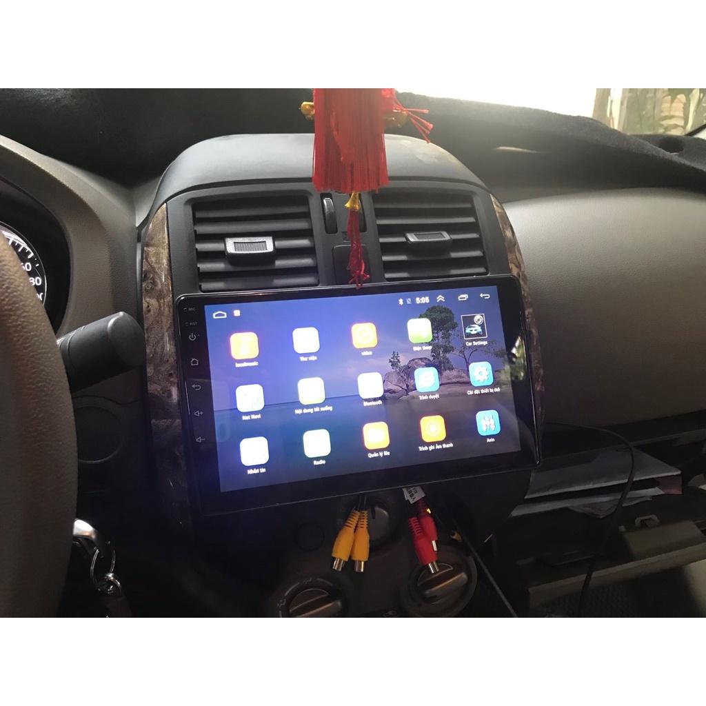 Mặt dưỡng kèm dây nguồn lắp màn hình android cho xe NISSAN SUNNY