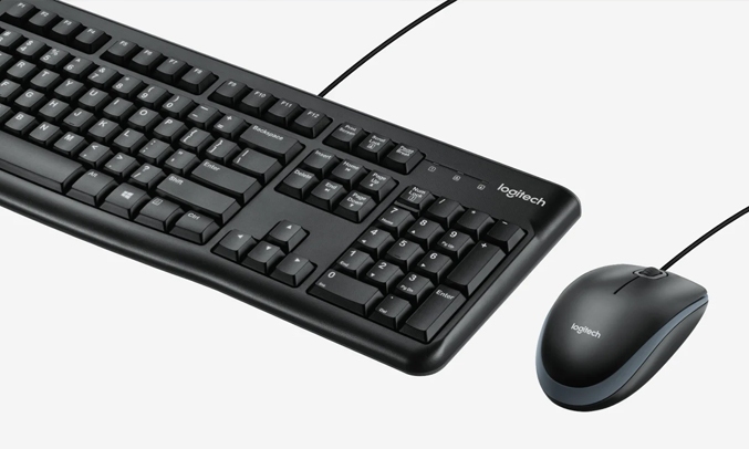 Bộ bàn phím chuột vi tính Logitech MK240 - Thiết kế