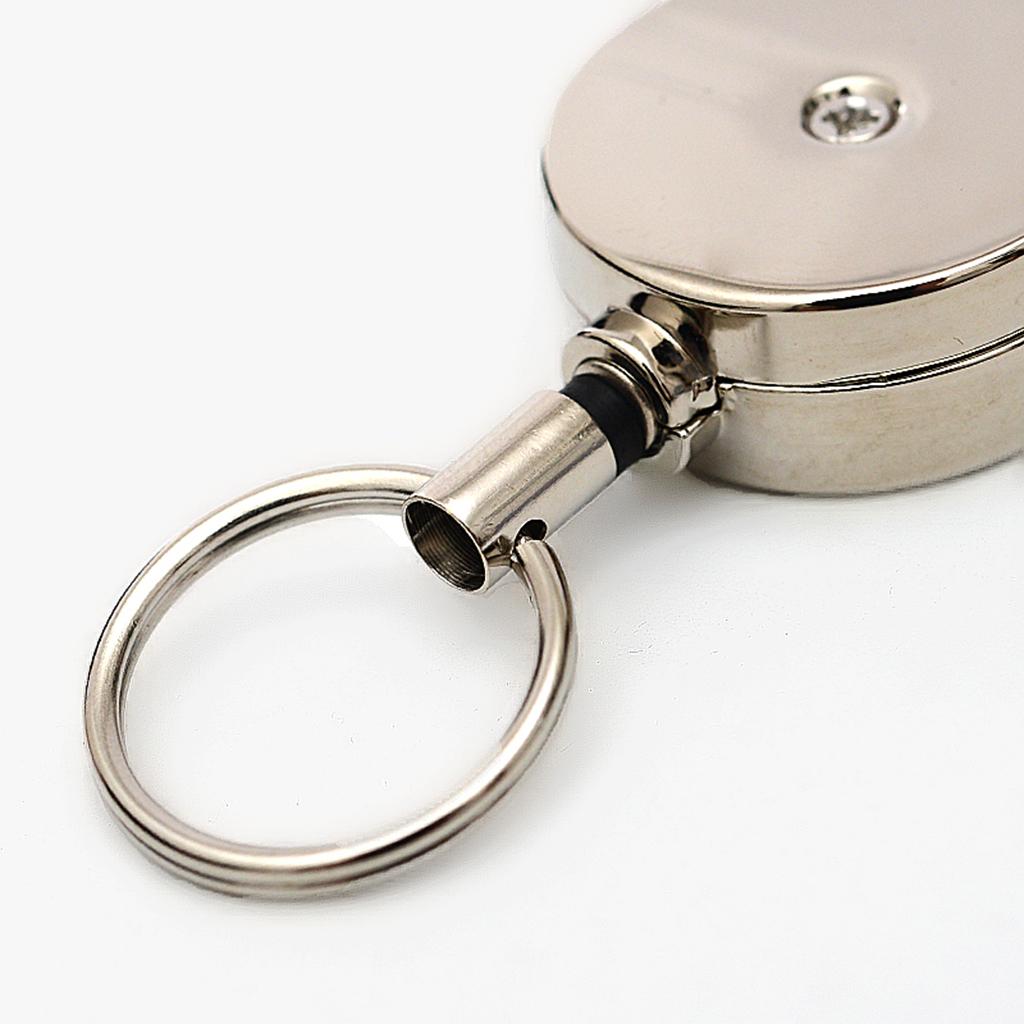 Anti-theft Telescopic Keychain Anti-lost Key Ring Easy Pull Clasp Key Buckle