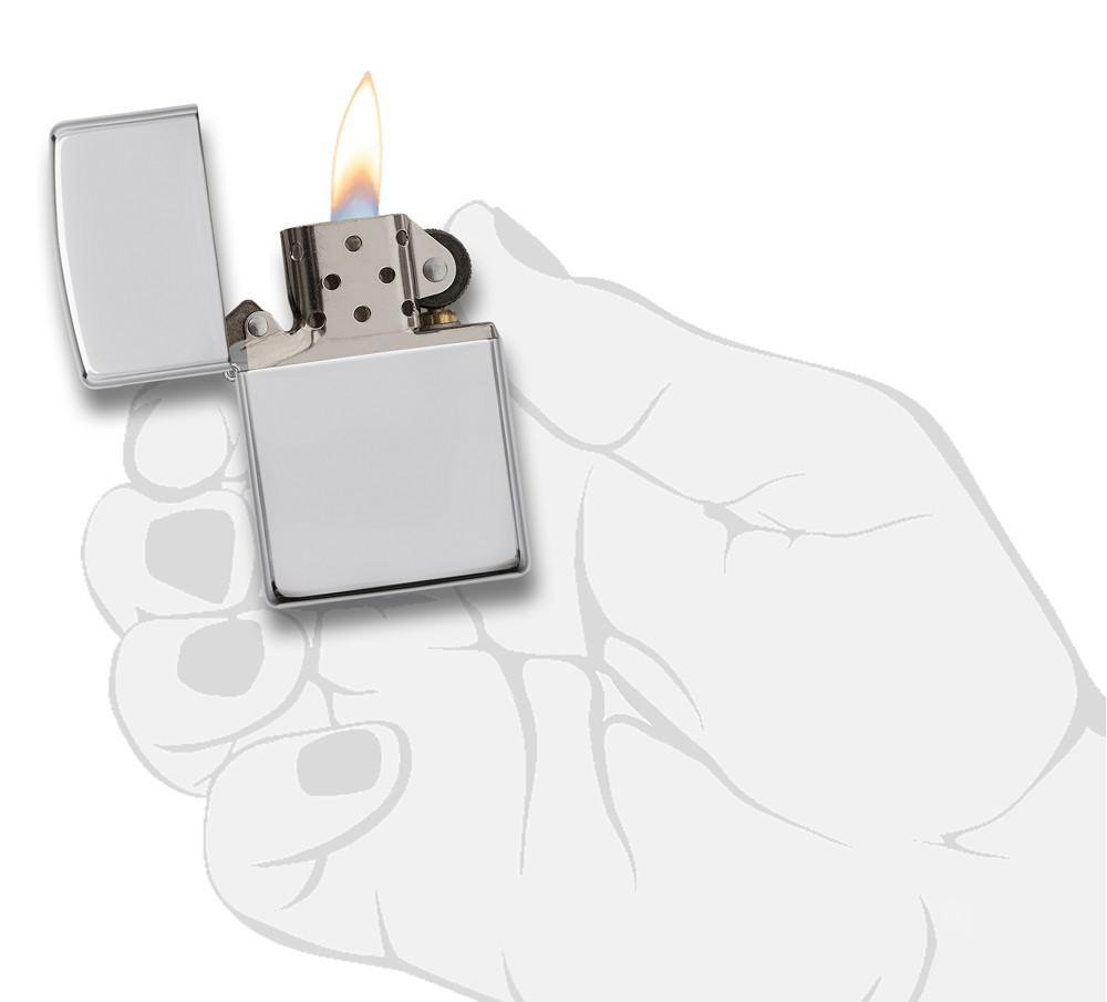 Bật Lửa Zippo Sterling Silver High Polish 15