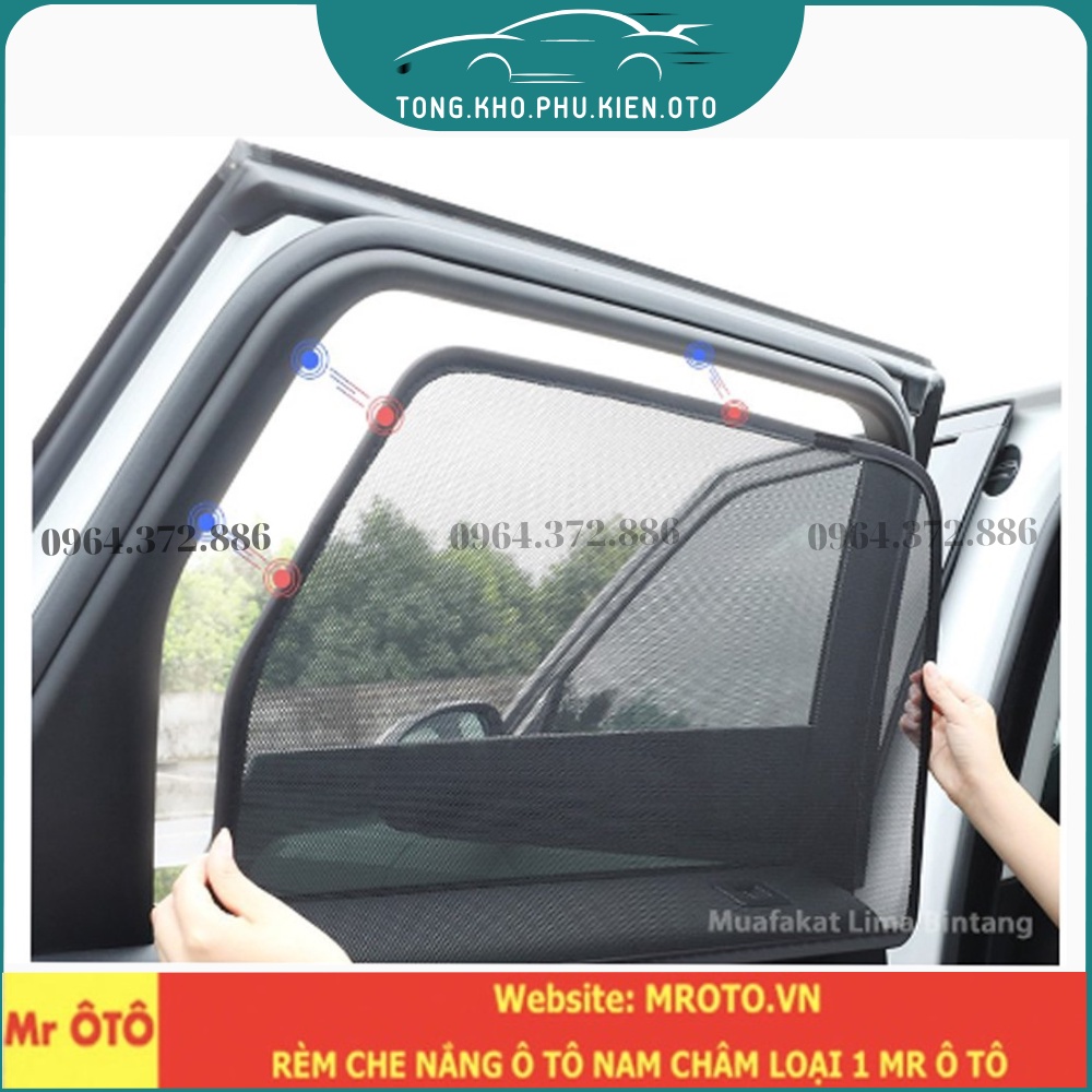 Rèm Che Nắng Xe Civic 2006-2023 - Hàng Loại 1 Mr Ô Tô, vải dày, chống nắng tốt, dễ lắp đặt, vừa khít - Có hít nam châm