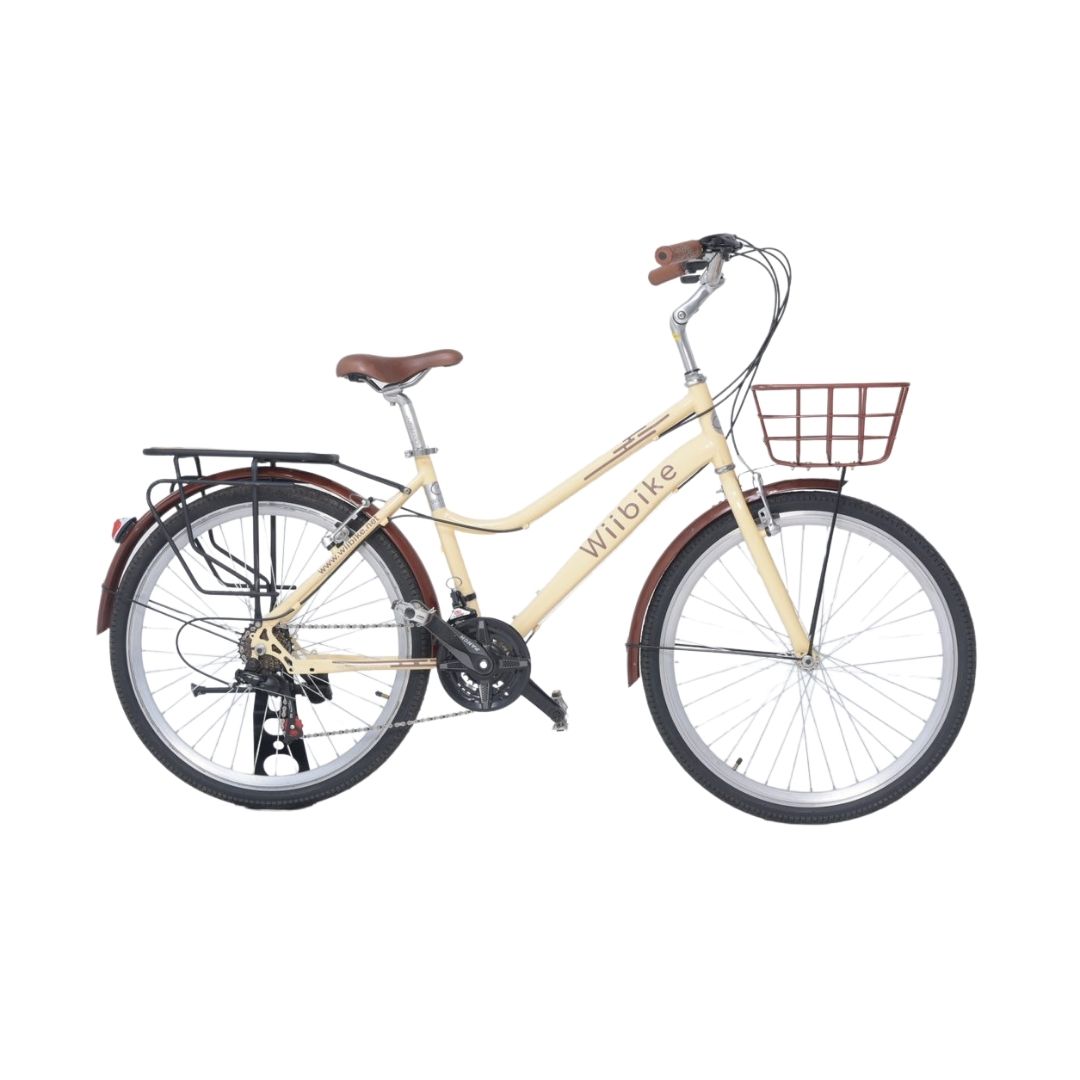 Xe đạp cho học sinh sinh viên Wiibike Summer truyền thống dáng City Bike 24inch 26inch trẻ trung, phong cách cho nam nữ, hàng chính hãng chất lượng cao siêu bền