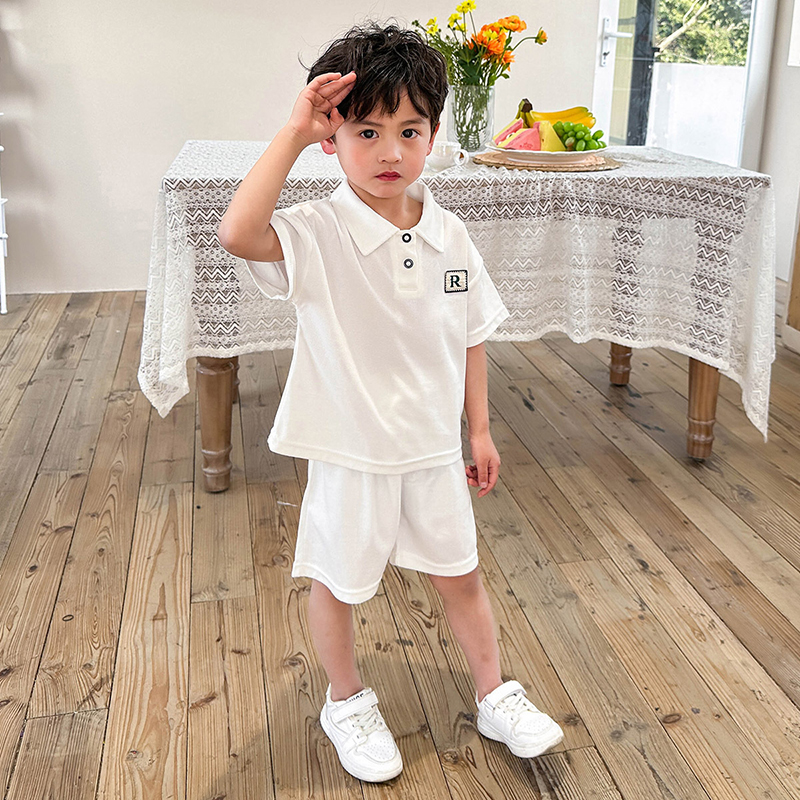 Đồ Bộ Bé Gái, Bé Trai, Quần Áo Trẻ Em Habi Fashion HB90 Chất Liệu Thun Cá Sấu Co Giãn Cho Bé Trai 18-40Kg