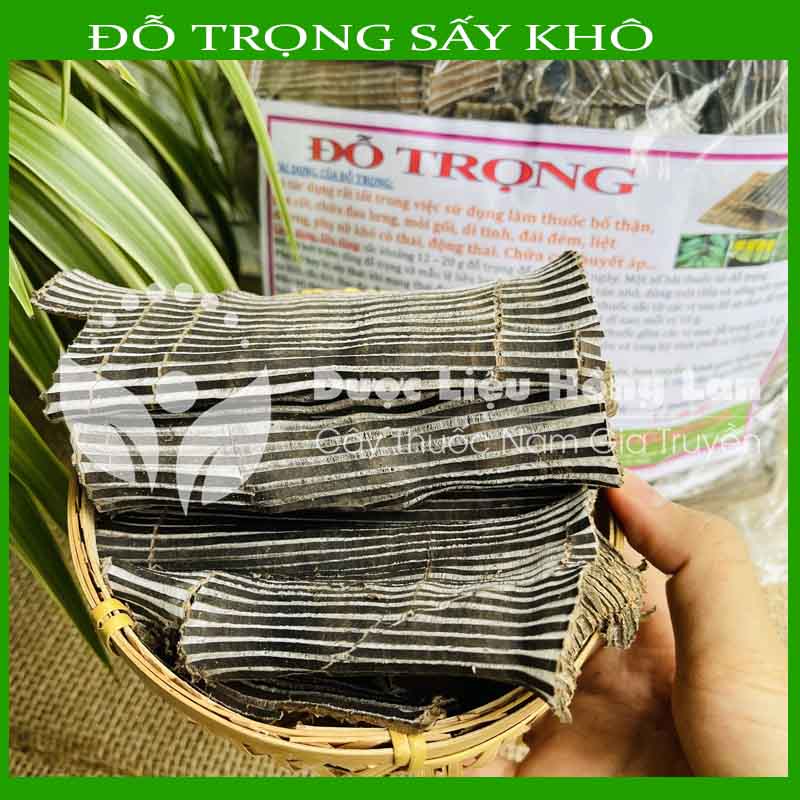 Đỗ trọng vị thuốc bắc khô sạch đóng gói 100gram