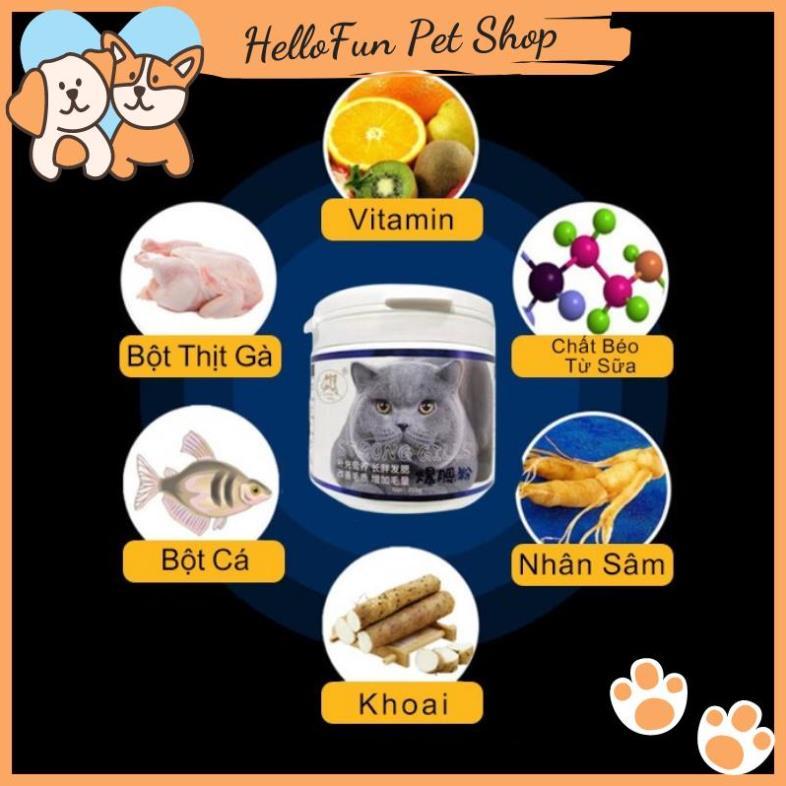 Bột tăng nọng cằm và form mặt bánh bao cho mèo Friend Baby (200g)