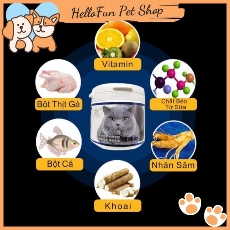 Bột tăng nọng cằm và form mặt bánh bao cho mèo Friend Baby (200g)