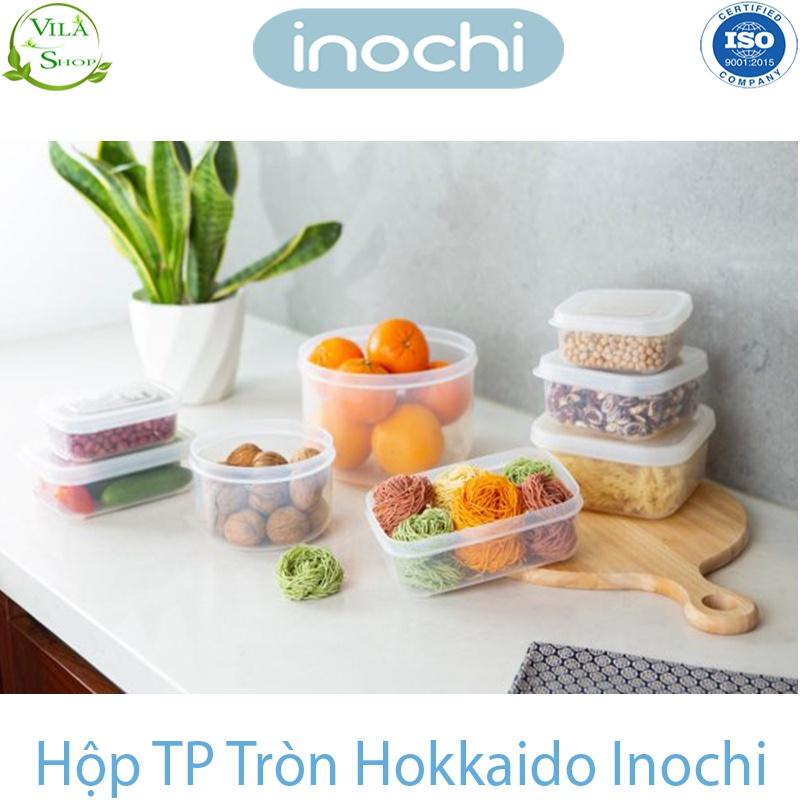 Hộp Đựng Thực Phẩm, Hộp Nhựa Bảo Quản Đồ Tươi Inochi HÌNH VUÔNG, Hộp Thực Phẩm Việt Nhật Chính Hãng