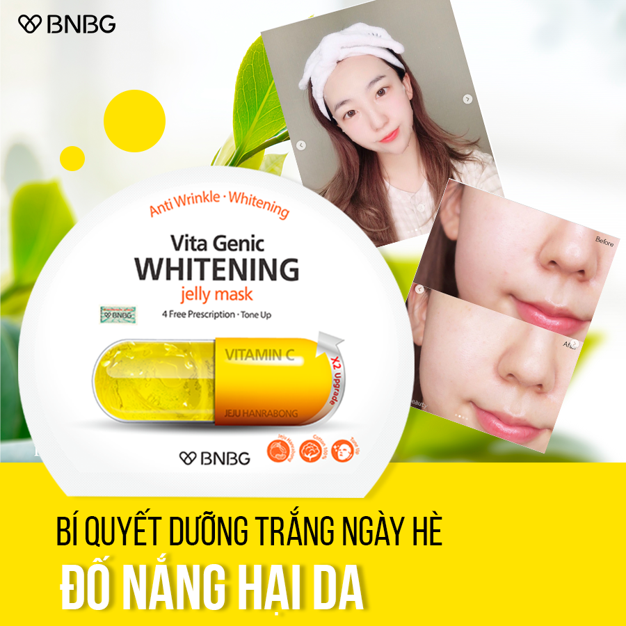 Mặt Nạ BNBG Vàng Dưỡng Trắng Vita Genic Whitening Jelly Mask 30ml